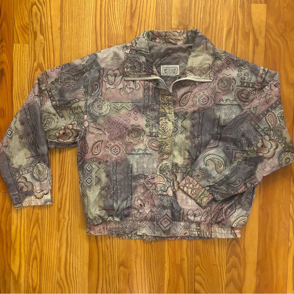 Vintage 80s/90s Zip Up Jacket - Size L